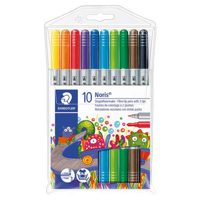 Artikelbild für STAEDTLER Noris® 320 Filzstifte farbsortiert, 10 St., Artikelnummer 301319