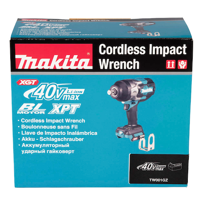 Artikelbild 15 für makita TW001GZ Akku-Schlagschrauber 40,0 V max., ohne Akku, Artikelnummer 304186