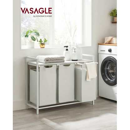 Artikelbild 2 für VASAGLE Wäschesortierer weiß, 1 St., Artikelnummer 438836