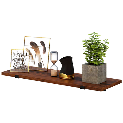 Artikelbild 4 für SONGMICS Wandregale-Set braun, schwarz 60,0 x 20,0 x 7,0 cm, 1 St., Artikelnummer 438758