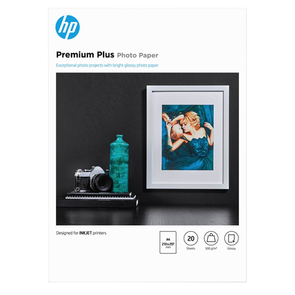 Artikelbild für HP Fotopapier CR672A DIN A4 glänzend 300 g/qm 20 Blatt, Artikelnummer 605089
