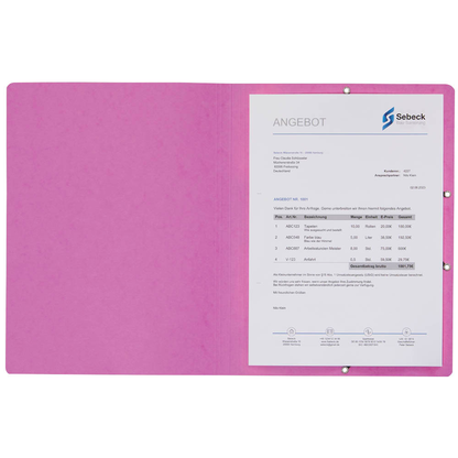 Artikelbild 4 für Exacompta Eckspanner DIN A4 pink, 5 St., Artikelnummer 286652