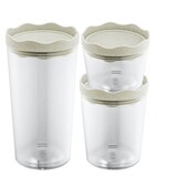 Artikelbild 1 für koziol Vorratsdosen-Set Prince transparent 0,3/0,75/1,0 l, 1 Set, Artikelnummer 374779
