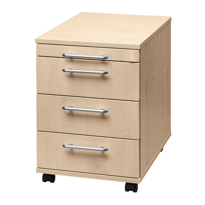 Artikelbild 4 für HAMMERBACHER Basic 1606 Rollcontainer ahorn 4 Auszüge 42,8 x 58,0 x 59,0 cm, Artikelnummer 985713