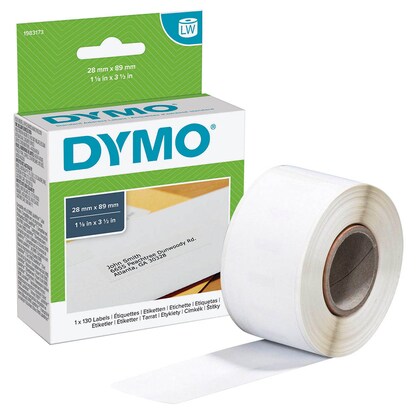 Artikelbild für DYMO Etikettenrolle für Etikettendrucker 1983173 weiß, 28,0 x 89,0 mm, 1 x 130 Etiketten, Artikelnummer 288934