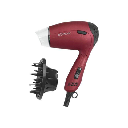 Artikelbild für BOMANN HTD 8005 CB Reisehaartrockner rot 1.300 W, Artikelnummer 330652