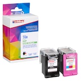 Artikelbild 1 für edding EDD-708 schwarz, color Druckerpatronen kompatibel zu HP 303XL (T6N04AE/T6N03AE), 2er-Set, Artikelnummer 592039