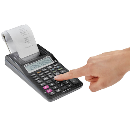 Artikelbild 2 für CASIO HR-8RCE Tischrechner druckend schwarz, Artikelnummer 305800