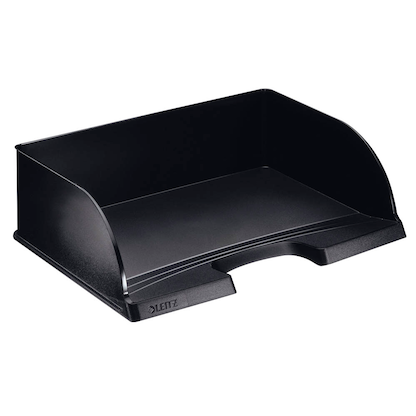 Artikelbild für LEITZ Briefablage Jumbo quer Plus schwarz DIN A4, 1 St., Artikelnummer 402206