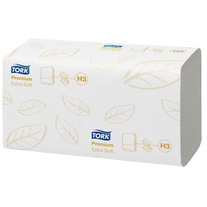 Artikelbild 4 für AKTION: TORK Papierhandtücher H3 Premium Extra Soft Zick-Zack-Falzung 2-lagig 3x 3.000 Tücher + GRATIS PICK UP! minis ORIGINAL Kekse 100 St., Artikelnummer 171387