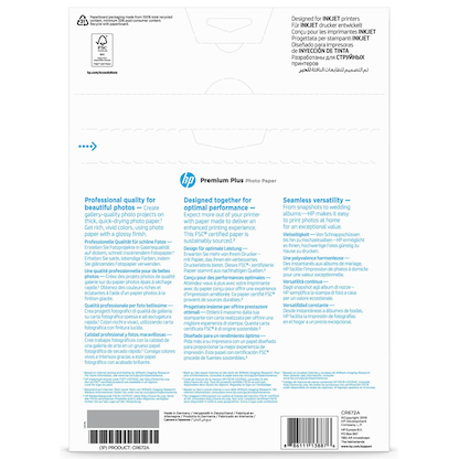 Artikelbild 3 für HP Fotopapier CR672A DIN A4 glänzend 300 g/qm 20 Blatt, Artikelnummer 605089