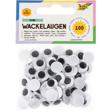 Artikelbild 1 für folia Wackelaugen weiß 12,0 mm Ø 12,0 mm, 100 St., Artikelnummer 355291