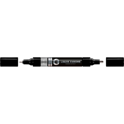 Artikelbild für MOLOTOW Chrome Twin Acrylstift silber 1,5 - 4,0 mm, 1 St., Artikelnummer 144008