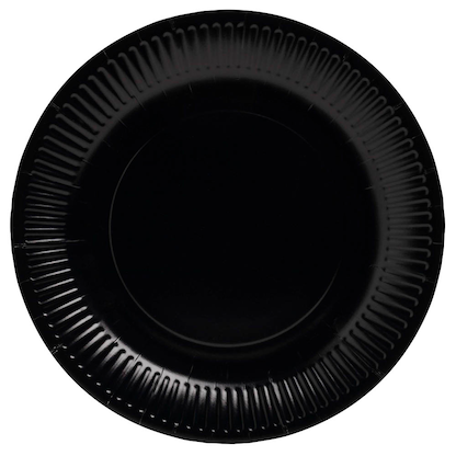 Artikelbild für PROnappe Pappteller schwarz Ø 23,0 cm, 20 St., Artikelnummer 345738