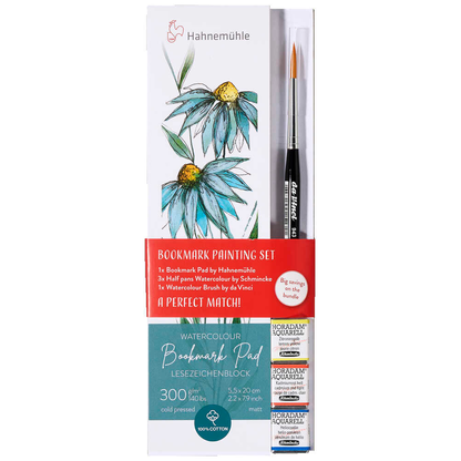 Artikelbild 2 für HAHNEMÜHLE Aquarell-Malset lemon yellow, cadmium red light, helio cerulean, Artikelnummer 708691