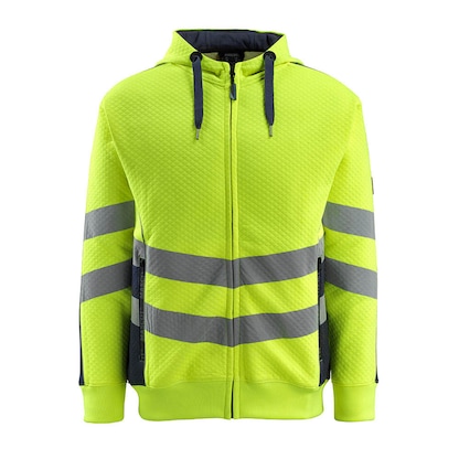 Artikelbild für MASCOT® unisex Warnschutz-Langarmshirt Corby gelb, schwarzblau Größe 2XL, 1 St., Artikelnummer 762599