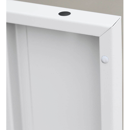 Artikelbild 3 für LÜLLMANN Schließfachschrank signalweiß 520437, 12 Schließfächer 88,5 x 50,0 x 180,0 cm, Artikelnummer 830873