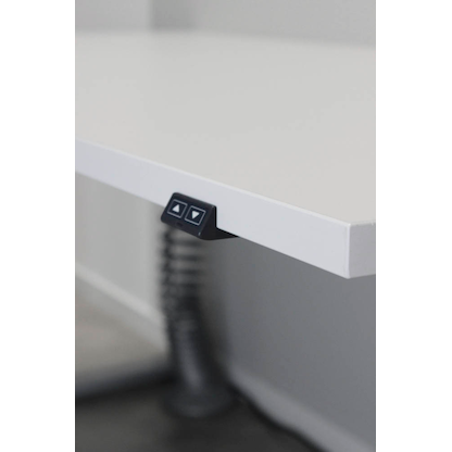 Artikelbild 8 für GERMANIA Agenda Office Schreibtisch lichtgrau rechteckig, T-Fuß-Gestell silber 160,0 x 80,0 cm, Artikelnummer 121883