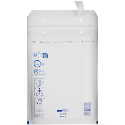 Artikelbild 4 für aroFOL® CLASSIC Luftpolstertaschen W4/D weiß für DIN A5, 100 St., Artikelnummer 488635