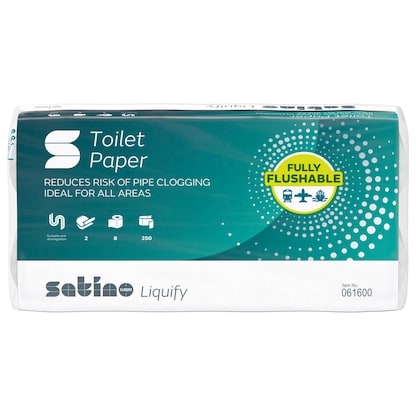 Artikelbild 3 für wepa Toilettenpapier liquify 2-lagig Recyclingpapier, 8 Rollen, Artikelnummer 173957