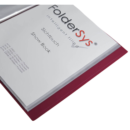 Artikelbild 7 für FolderSys FolderSys® Sichtbuch DIN A4, 40 Hüllen bordeaux, 1 St., Artikelnummer 642215