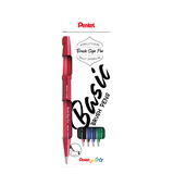 Artikelbild 1 für Pentel SES15C Brush-Pen farbsortiert, 4 St., Artikelnummer 594186