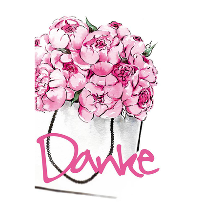 Artikelbild 2 für LUMA Dankeskarte Blumenstrauß LU1941 DIN B6, 1 St., Artikelnummer 798391