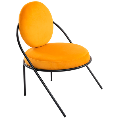 Artikelbild 2 für meet powered by PAPERFLOW Sessel SATURNE safran schwarz Stoff 70,0 x 73,0 x 88,0 cm, 2 St., Artikelnummer 230746