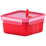 Artikelbild 1 für emsa Mikrowellendose CLIP & MICRO rot 1,3 l, 1 St., Artikelnummer 477206