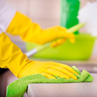 Artikelbild 3 für HYGOSTAR unisex Gummihandschuhe Bettina gelb Größe 8, 1 Paar, Artikelnummer 651769