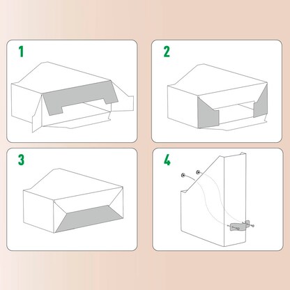 Artikelbild 2 für 2 LEITZ Stehsammler Puro 24710012 beige Karton, DIN A4, Artikelnummer 669758