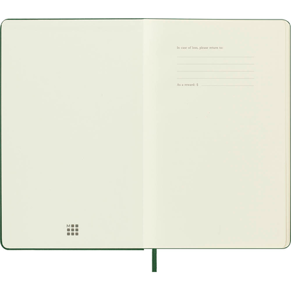 Artikelbild 7 für MOLESKINE Notizbuch Classic Collection fester Einband ca. DIN A5 blanko, myrtengrün Hardcover 240 Seiten, 1 St., Artikelnummer 718856