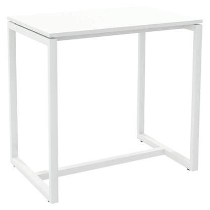 Artikelbild für meet powered by PAPERFLOW Stehtisch easyDesk weiß rechteckig, Vierkantrohr weiß, 114,0 x 75,0 x 110,0 cm, Artikelnummer 513337