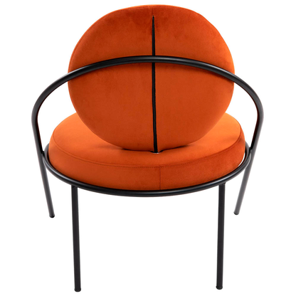 Artikelbild 5 für meet powered by PAPERFLOW Sessel SATURNE rost schwarz Stoff 70,0 x 73,0 x 88,0 cm, 2 St., Artikelnummer 230647