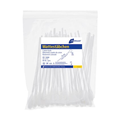 Artikelbild für Meditrade® Wattestäbchen weiß, 500 St., Artikelnummer 567109