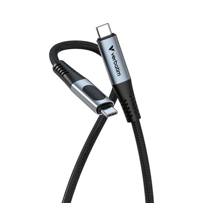 Artikelbild 3 für verbatim Sync & Charge mit Display Ladekabel schwarz, Kabellänge: 1,2 m, 100 W, Artikelnummer 737878