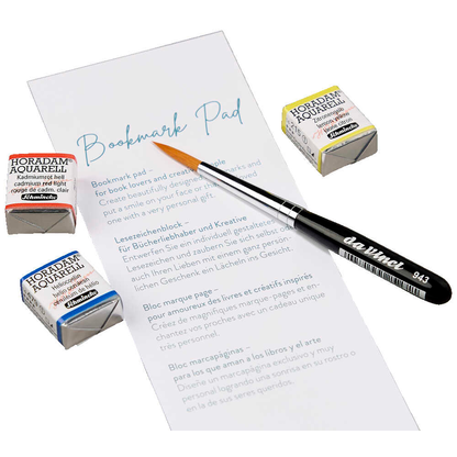 Artikelbild 6 für HAHNEMÜHLE Aquarell-Malset lemon yellow, cadmium red light, helio cerulean, Artikelnummer 708691