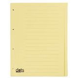 Artikelbild 1 für dots Ordnerregister DIN A4 Vollformat blanko gelb 20-teilig, 5 Satz, Artikelnummer 294645