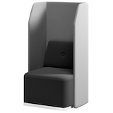 Artikelbild 1 für rocada Besprechungsecke Soft Seating schwarz, grau grau Stoff 71,0 x 65,0 x 133,0 cm, 1 St., Artikelnummer 685507