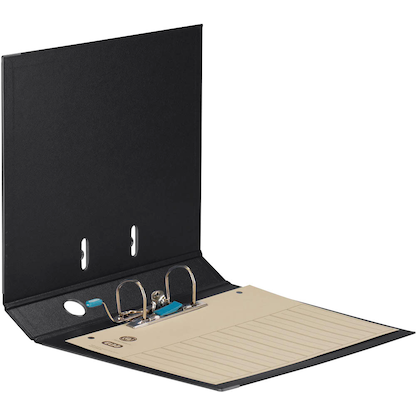 Artikelbild 4 für ELBA rado plast Ordner schwarz Kunststoff 5,0 cm DIN A4, 1 St., Artikelnummer 255570