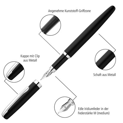 Artikelbild 3 für ONLINE® Schreibset Eleganza Black schwarz, Artikelnummer 598403