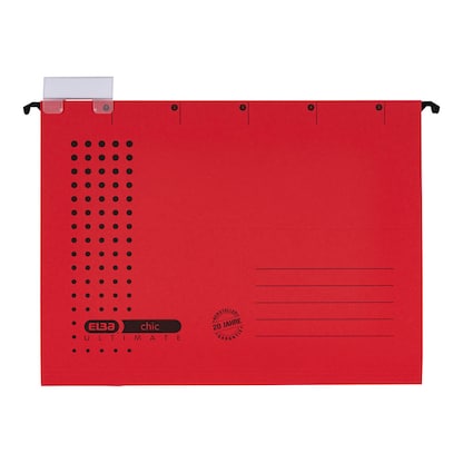 Artikelbild 2 für ELBA Hängemappen chic ULTIMATE rot, 5 St., Artikelnummer 602102