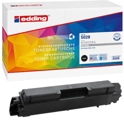 Artikelbild für edding EDD-5028 schwarz Toner kompatibel zu KYOCERA TK-580K, Artikelnummer 284568