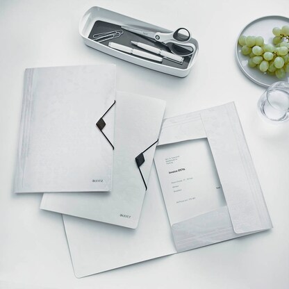 Artikelbild 3 für LEITZ Eckspanner WOW 4599 DIN A4 weiß, 1 St., Artikelnummer 899760