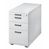 Artikelbild 1 für HAMMERBACHER SC40 Standcontainer lichtgrau 4 Auszüge Kunststoff-Relinggriff silber 42,8 x 80,0 x 72,0 - 76,0 cm, Artikelnummer 864684