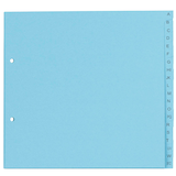Artikelbild 1 für dots Ordnerregister DIN A4 Halbformat, Überbreite A-Z blau 20-teilig, 5 Satz, Artikelnummer 294678