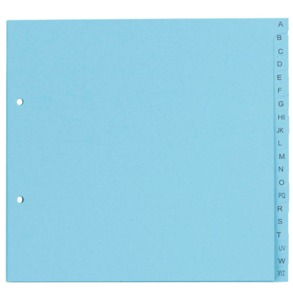 Artikelbild für dots Ordnerregister DIN A4 Halbformat, Überbreite A-Z blau 20-teilig, 5 Satz, Artikelnummer 294678