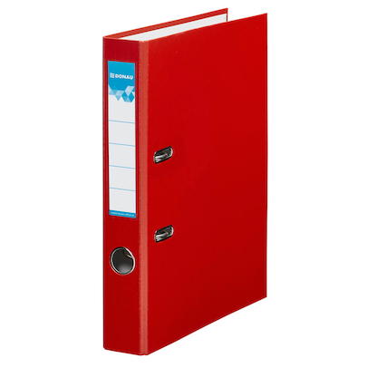 Artikelbild für DONAU Klassik Ordner rot Karton 5,0 cm DIN A4, 1 St., Artikelnummer 183665