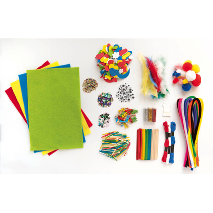 Artikelbild 2 für folia Bastelset Kreativbox mixed 1.300-tlg. mehrfarbig, Artikelnummer 822268