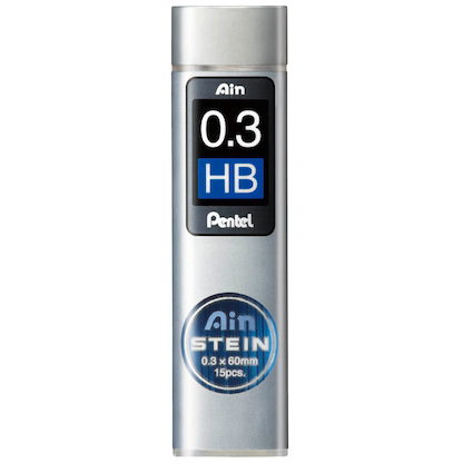 Artikelbild für Pentel Ain Stein C273 Feinminen-Bleistiftminen schwarz HB 0,3 mm, 15 St., Artikelnummer 594207